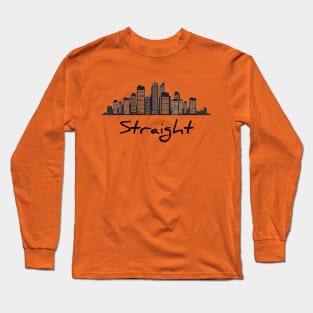 Straight Architechture Long Sleeve T-Shirt